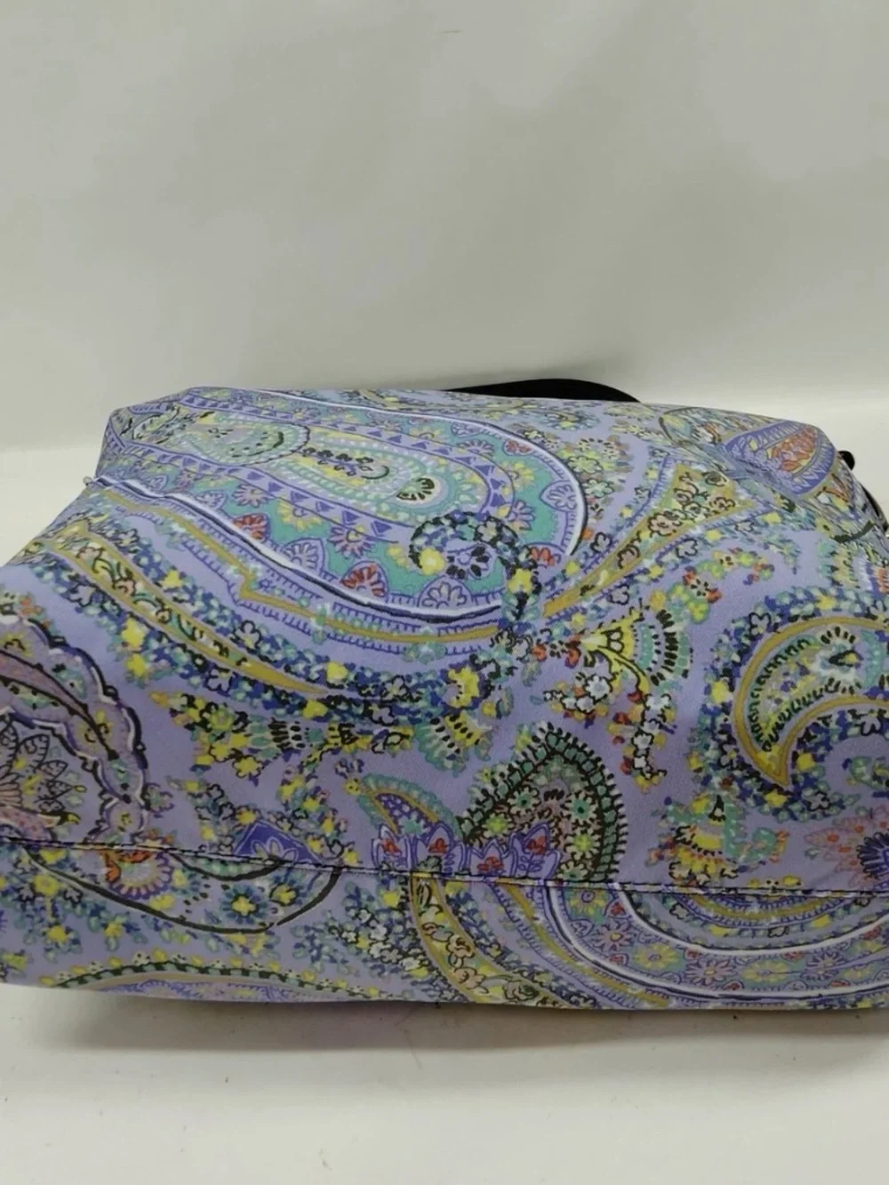 Etro Lavender Paisley Crossbody with Dark Brown Strap